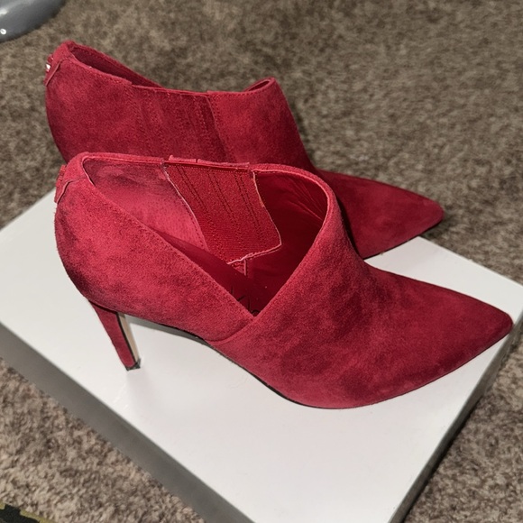 Red Calvin Klein Booties - Picture 2 of 4